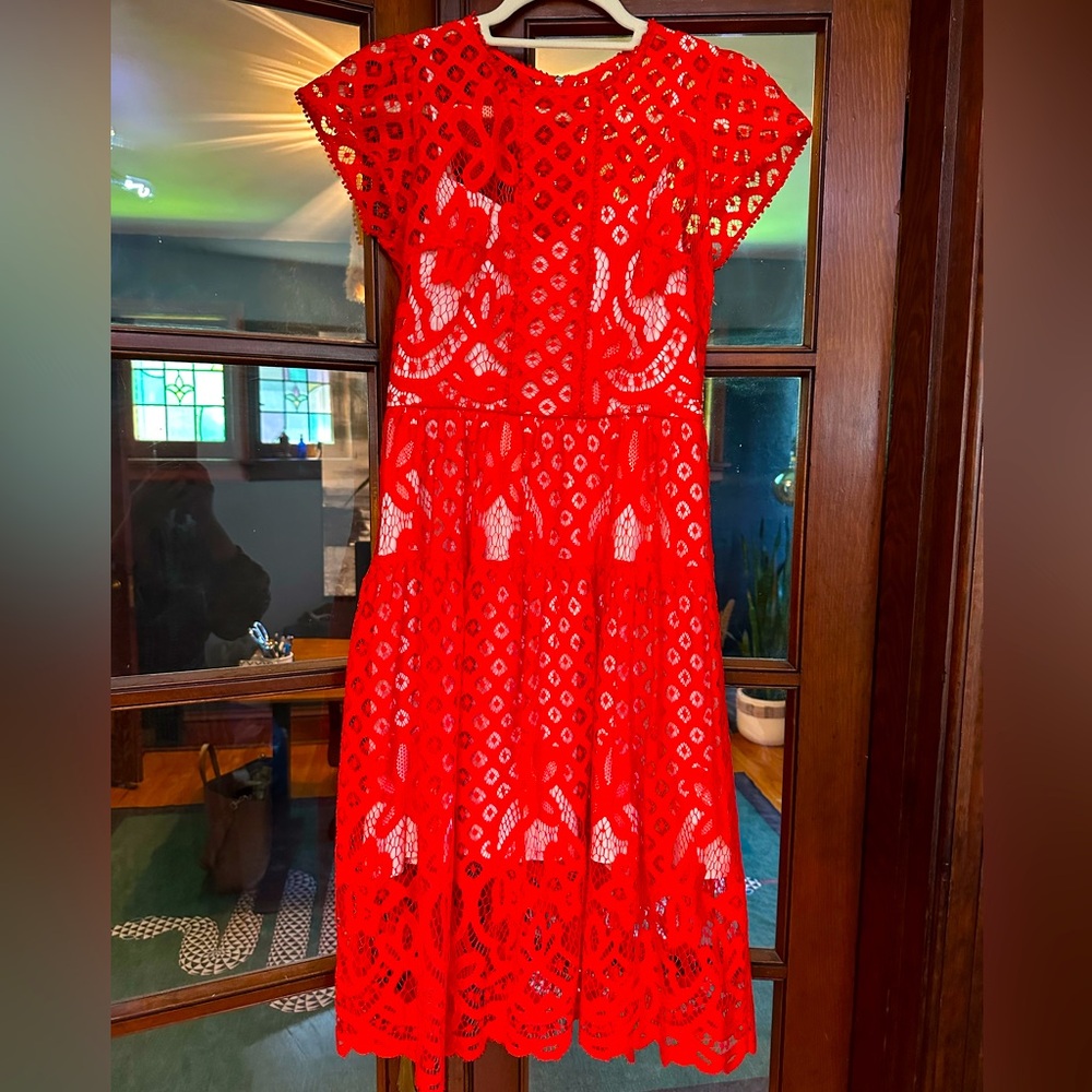 Parker lace midi dress SIZE XS